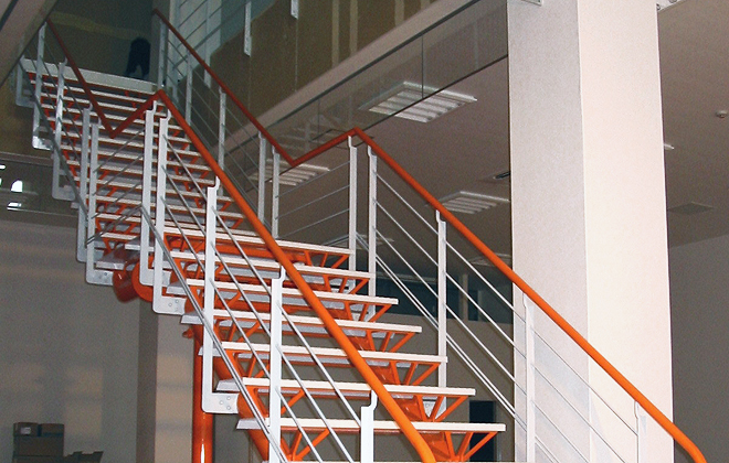 イメージ：スケルトン階段